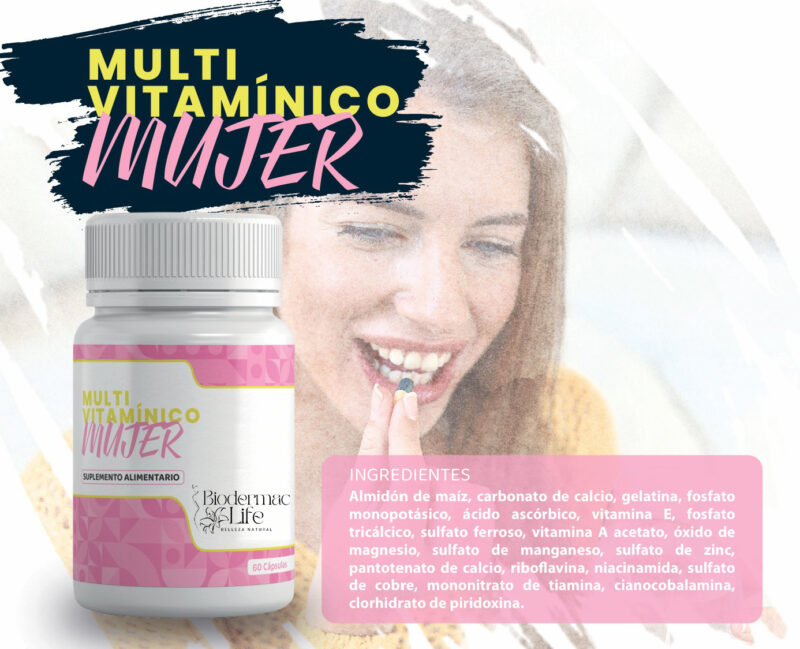 Multivitaminico Mujer Biodermac Life - Imagen 2
